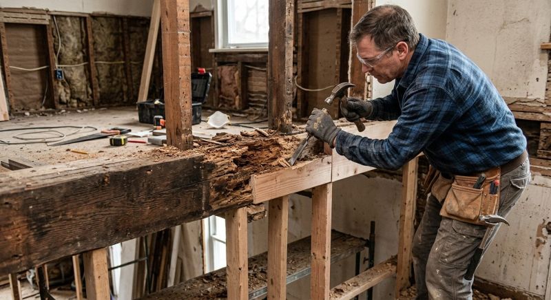 Rotten Wood Repair in Roswell, GA