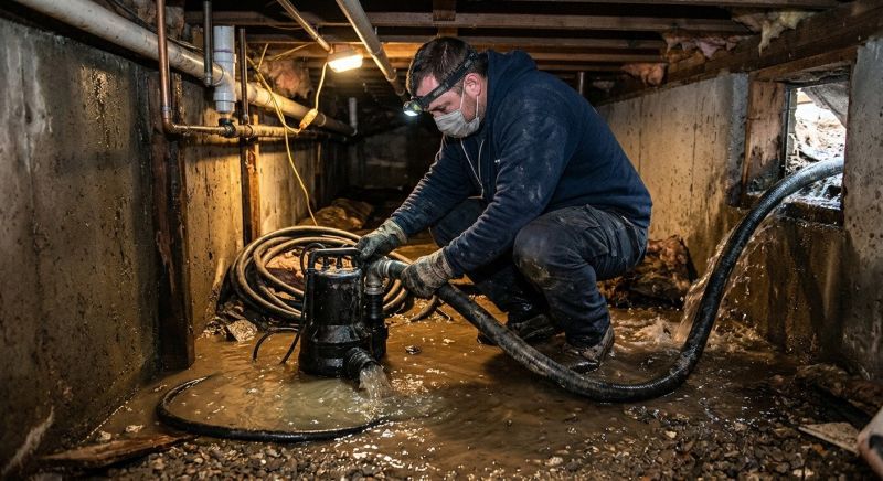 Crawlspace Water Cleanup in Phoenix, AZ
