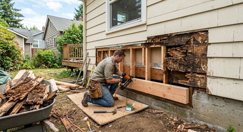 Wood Rot Repair in Alpharetta, GA