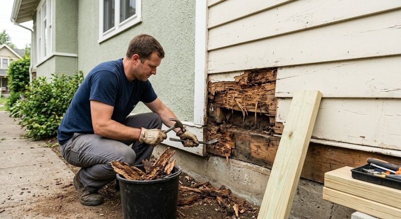 Wood Rot Repair in Overland Park, KS